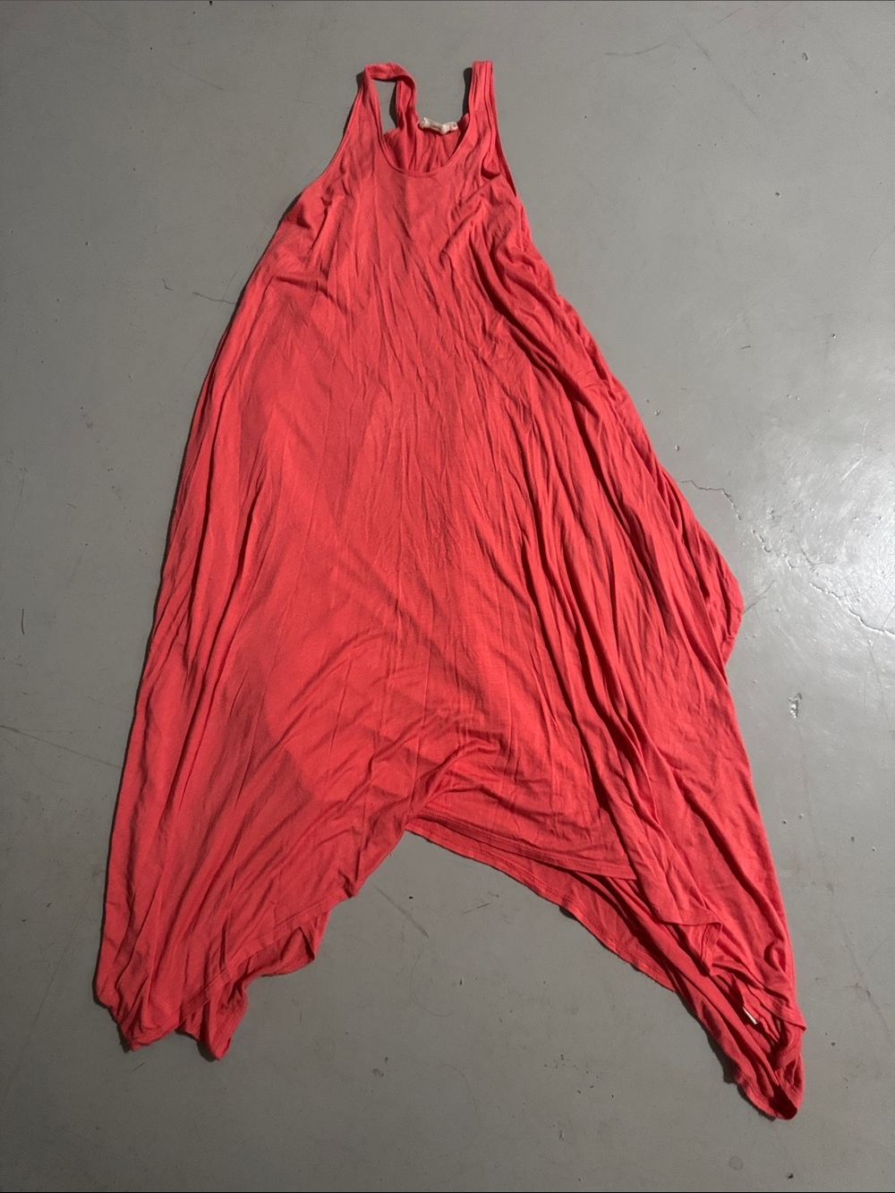 Love in Coral Asymmetrical Harem Skirt